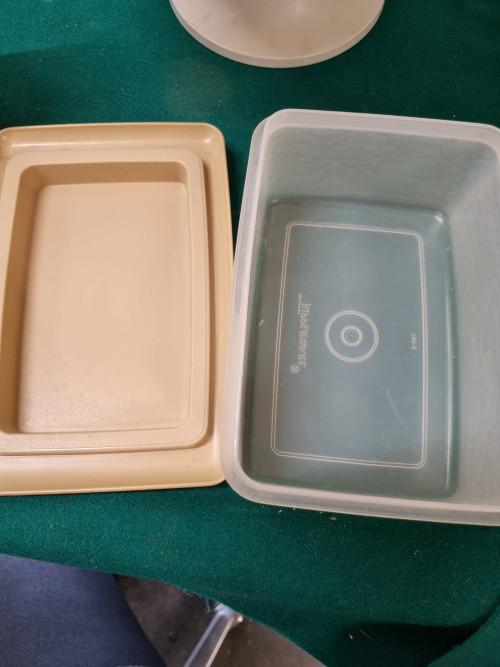 Tupperware botervloot zoutpeper mosterd serveerschaal, Ophalen of Verzenden, 'T Olde Gre-j, Info@toldegrej.nl, Endepoelstraat 20f Didam