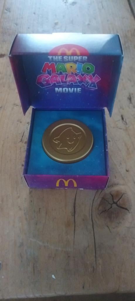McDonald's Super Mario Galaxy Movie Munt, Ophalen of Verzenden, Nieuw