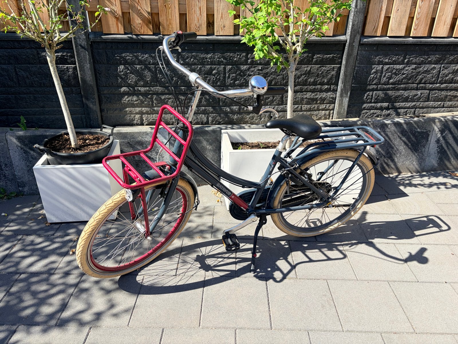 Batavus stadsfiets met 3 versnellingen en bagagedragers, Fietsen en Brommers, Fietsen | Kinderfietsjes, Ophalen, Gebruikt, 20 inch of meer