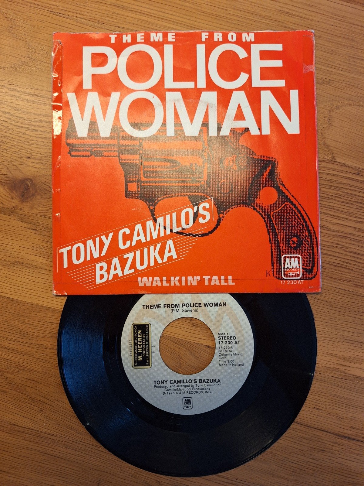 Tony Camillo's Bazuka - Theme From Police Woman (Vinyl), Gebruikt, Originele persing, 7 inch, Ophalen of Verzenden