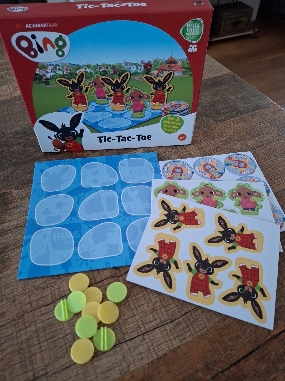 Bing tic tac toe, Hobby en Vrije tijd, Gezelschapsspellen | Bordspellen, Ophalen of Verzenden