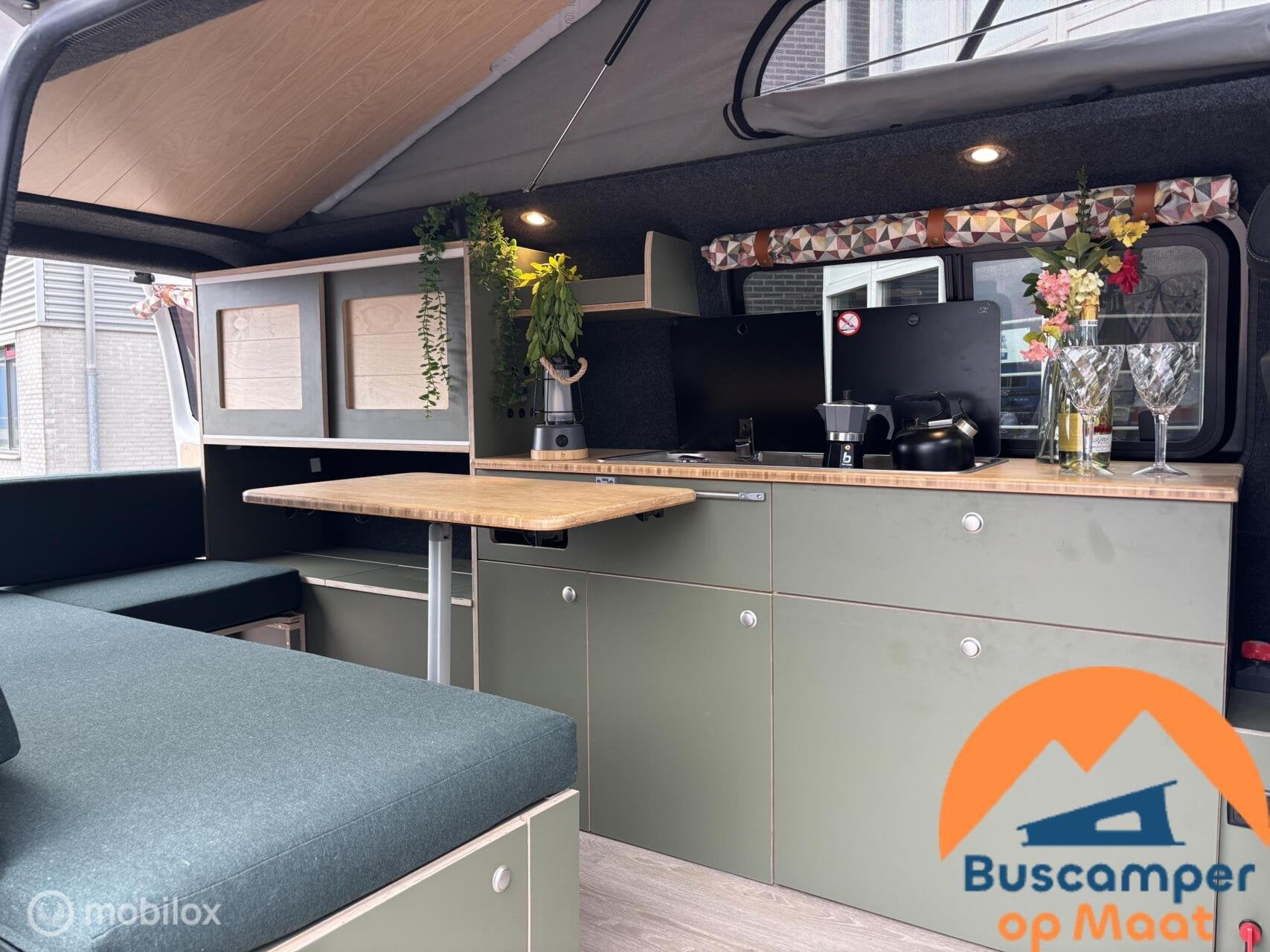 Volkswagen T6 2017 buscamper Nevada Two-tone!, Volkswagen, Elektrische ramen, ABS, Airconditioning
