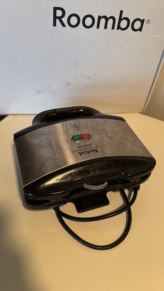 Tefal Ultracompact sandwichmaker - broodrooster, Ophalen of Verzenden, Gebruikt