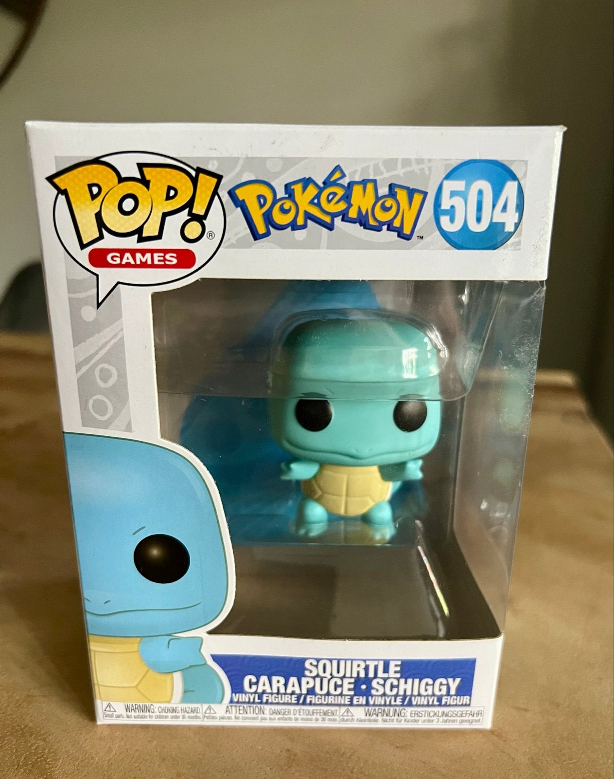 Funko Pop! Pokémon Squirtle #504 Vinyl Figuur, Ophalen of Verzenden, Nieuw