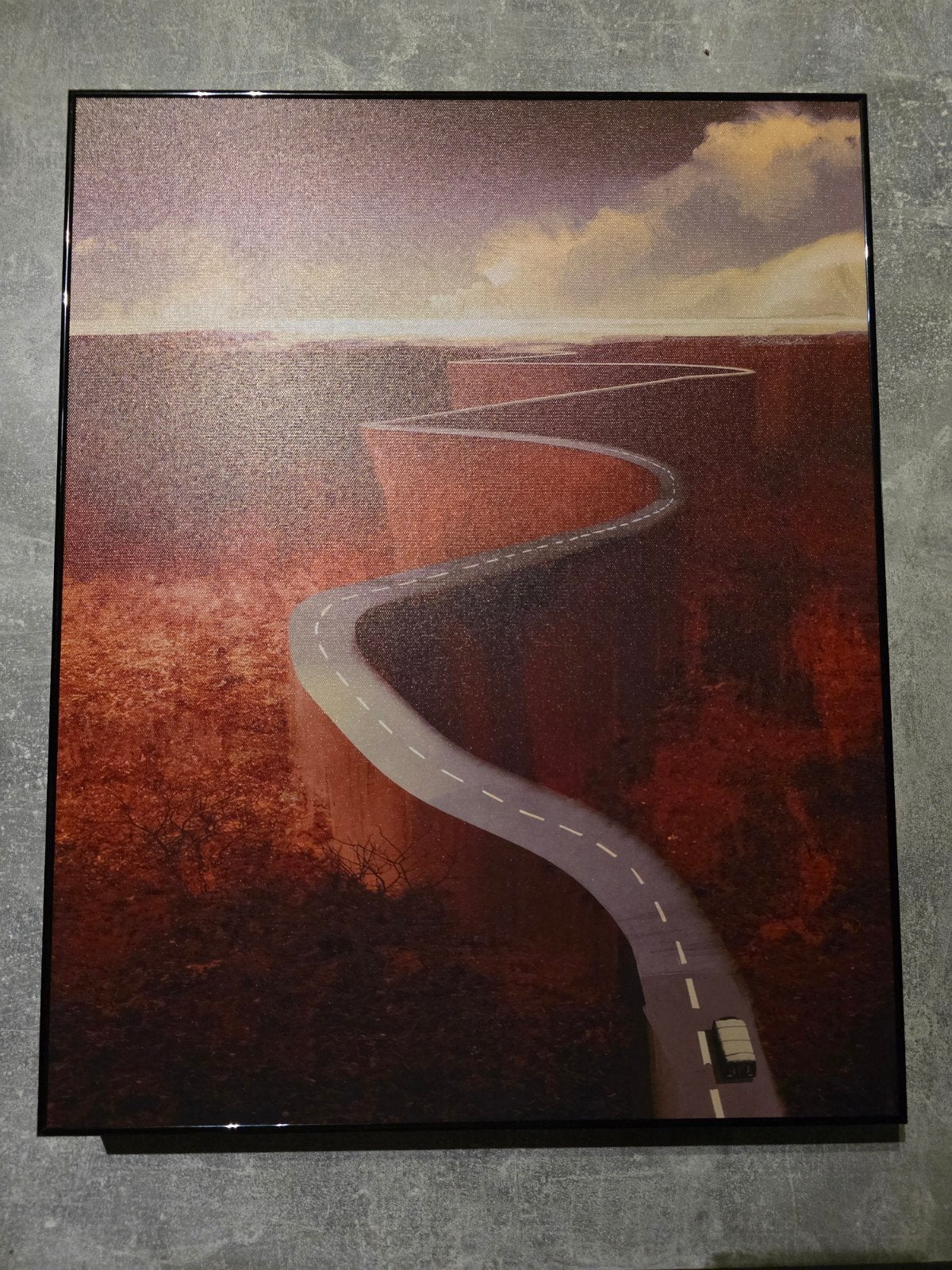 Decoratief meterkast schilderij (Klapframe) - Nieuw, 50 cm, Onbekend, Nieuw, Ophalen of Verzenden