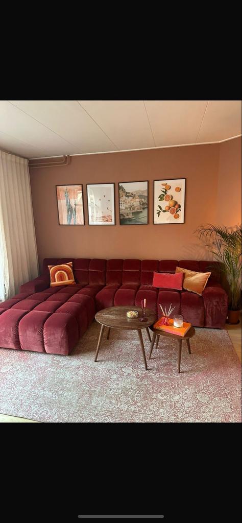 Zitmaxx Trentino Hoekbank Royal Bordeaux, Huis en Inrichting, Banken | Bankstellen, Ophalen, Hoekbank, 300 cm of meer, Zo goed als nieuw