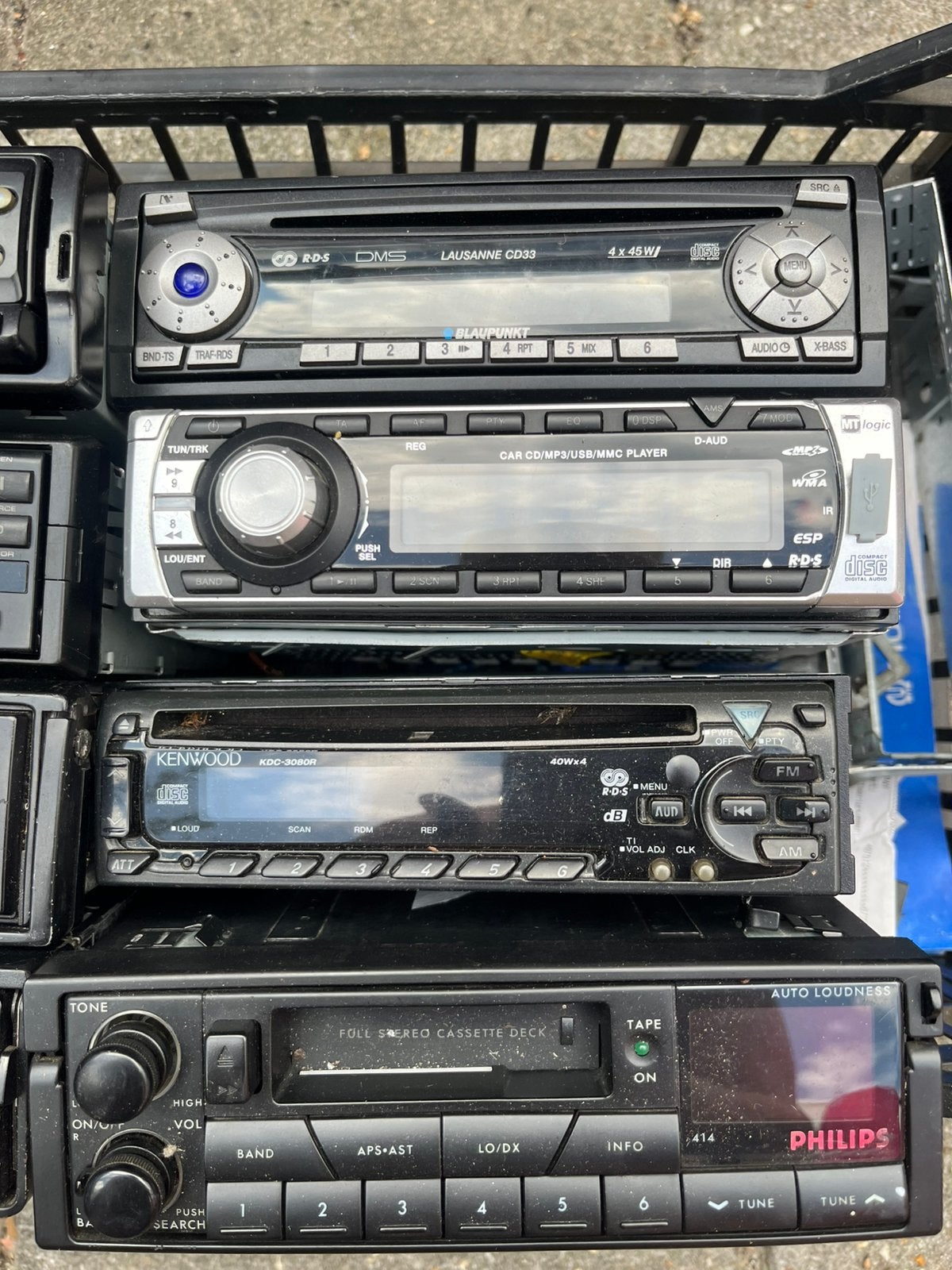 Vintage autoradio Pioneer/Kenwood/Sony enz, Ophalen of Verzenden, Gebruikt