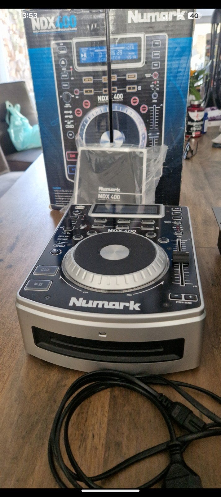 Numark NDX 400 USB/CD DJ-set met mixer, Ophalen, Gebruikt, Dj-set, Numark