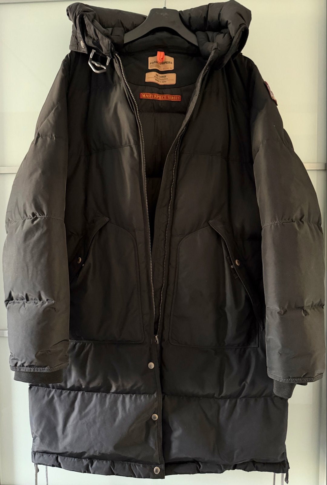 Parajumpers Longbear winterjas - Zwart - XXL, Ophalen of Verzenden, Zo goed als nieuw, Maat 46/48 (XL) of groter, Zwart
