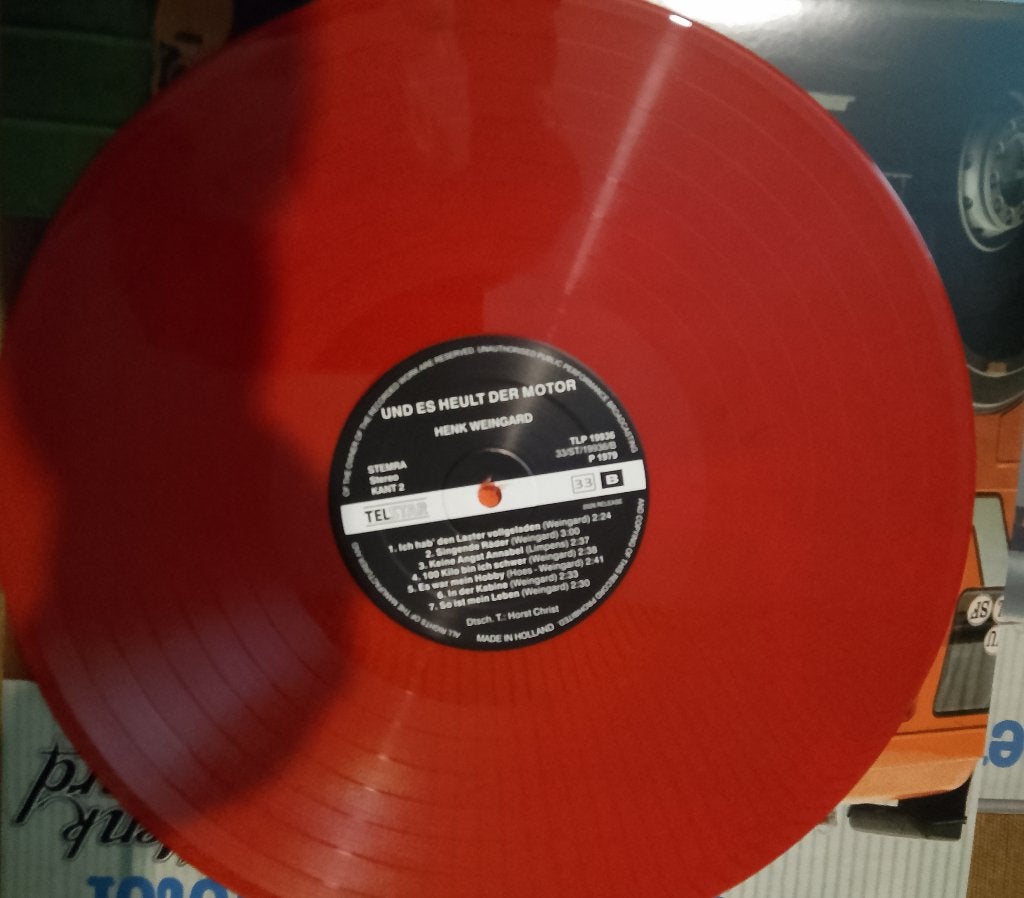 Henk Weingard - Und es heult der motor Rood Vinyl ! + Poster, LP, Ophalen of Verzenden, 12 inch, Nieuw in verpakking