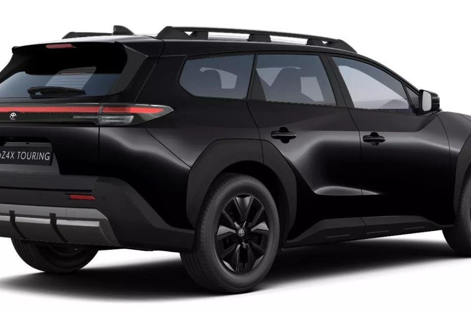 Toyota bZ4X Touring Dynamic 75 kWh / Nu €3.000,- inruilpre, Zwart, 591 km, Leder en Stof, Zwart