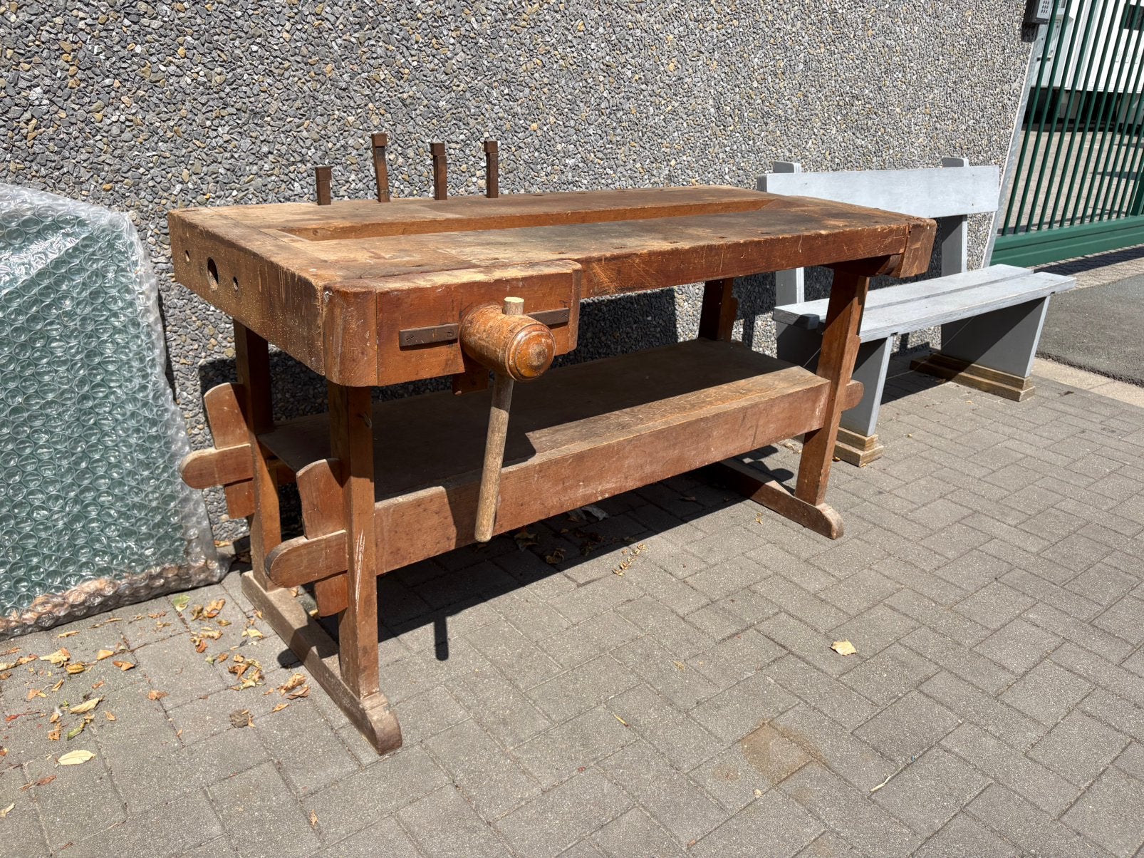 Te koop: antieke werkbank, Ophalen, Gebruikt