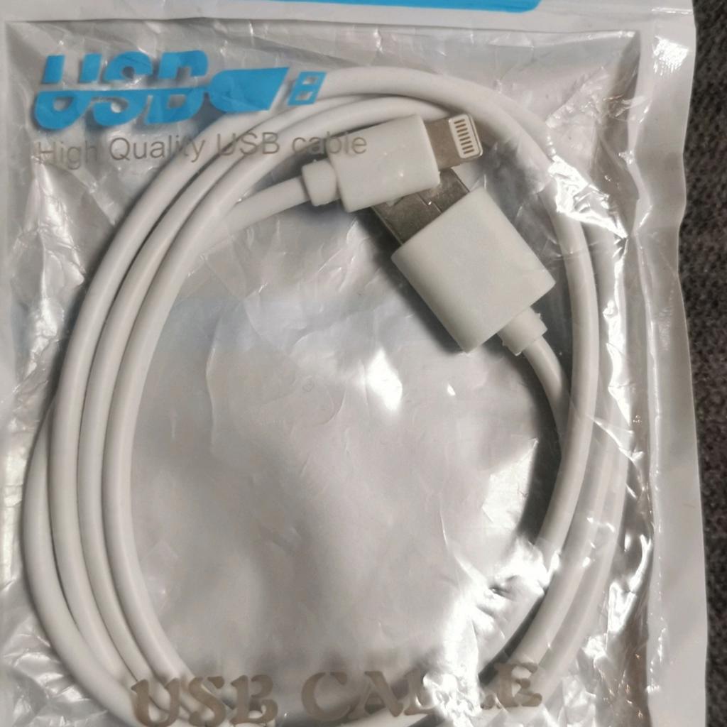 USB oplaadkabel/ voor iphone en ipad, Telecommunicatie, Mobiele telefoons | Apple iPhone, Ophalen of Verzenden, Nieuw