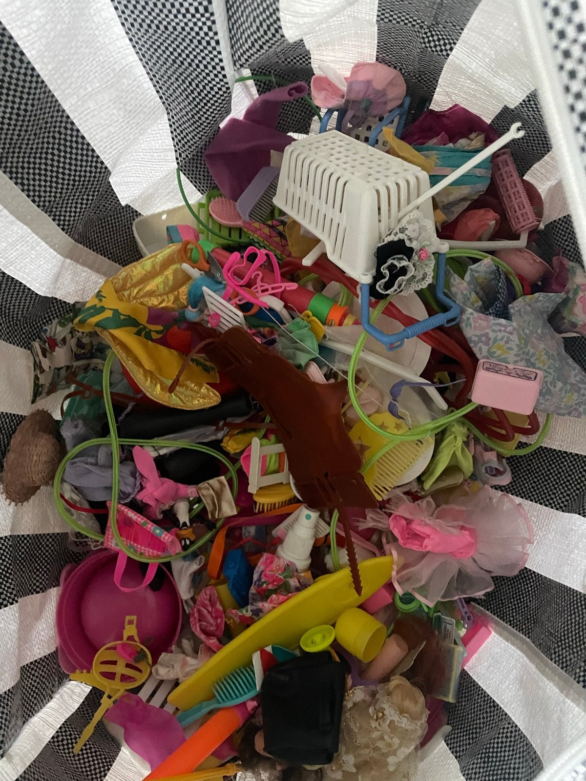 Grote partij Barbie poppen, kleding en accessoires, Ophalen, Gebruikt, Barbie