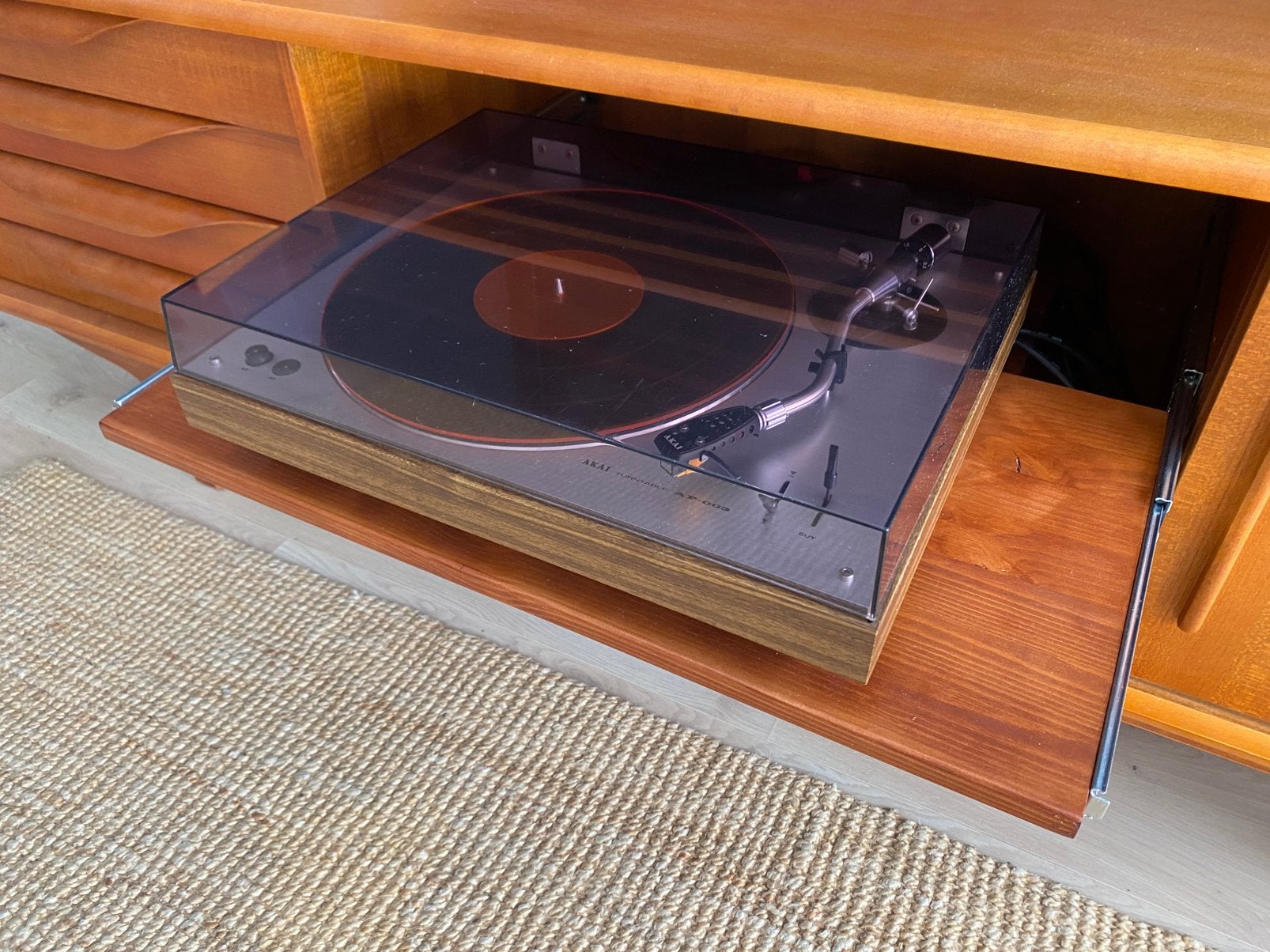 Akai AP003 AP 003 platenspeler draaitafel, Audio, Tv en Foto, Platenspelers, Ophalen, Zo goed als nieuw, Akai