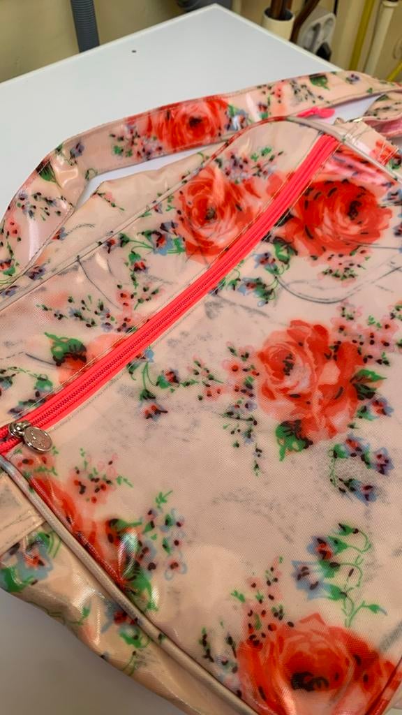 De Kunstboer schoudertas met bloemenprint, Ophalen of Verzenden, Zo goed als nieuw, Roze, Schoudertasje