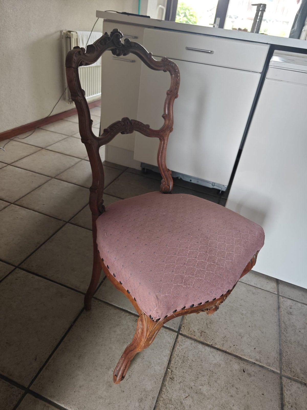 Antiek stoel, Ophalen