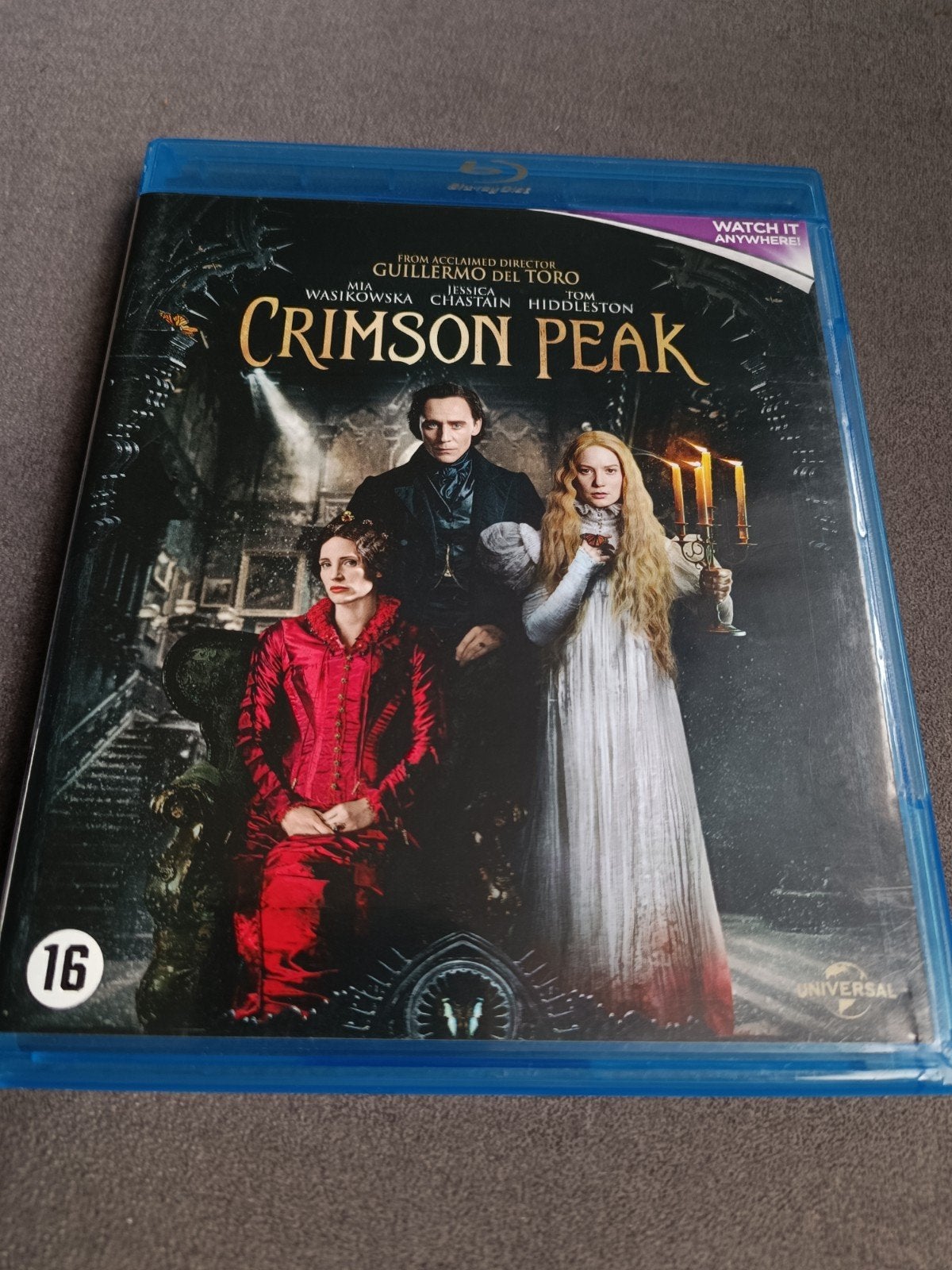 crimson peak - bluray, Ophalen of Verzenden, Zo goed als nieuw, Actie