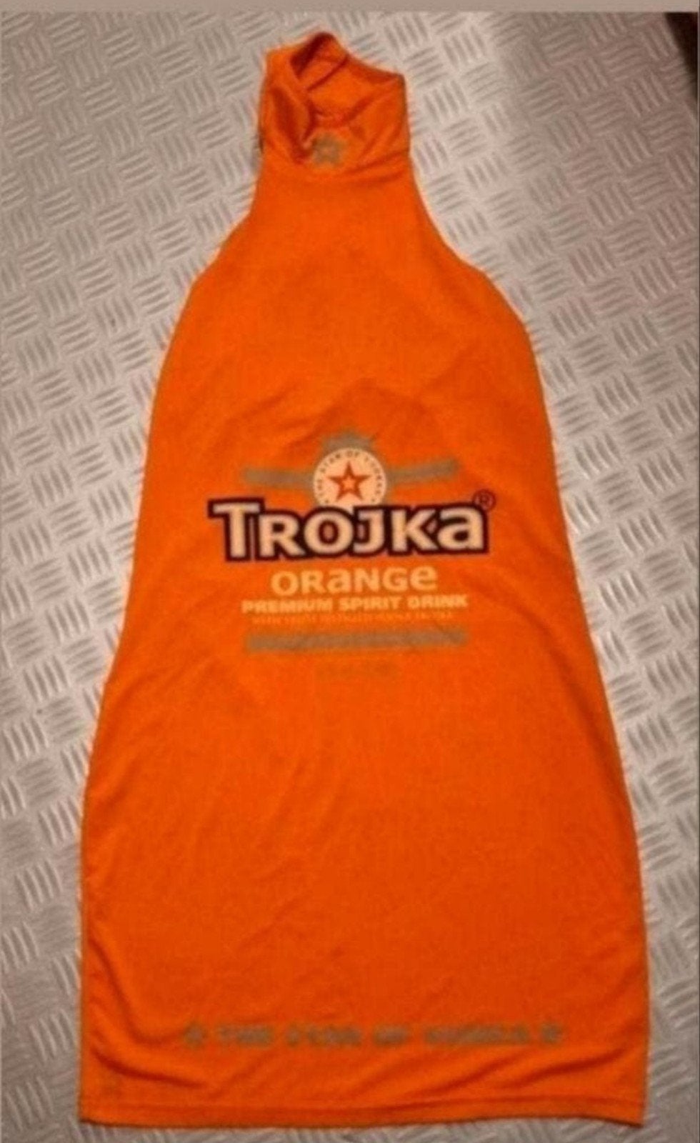 Troika oranje jurk - Colour Party, Nieuw, Oranje, Ophalen of Verzenden, Knielengte