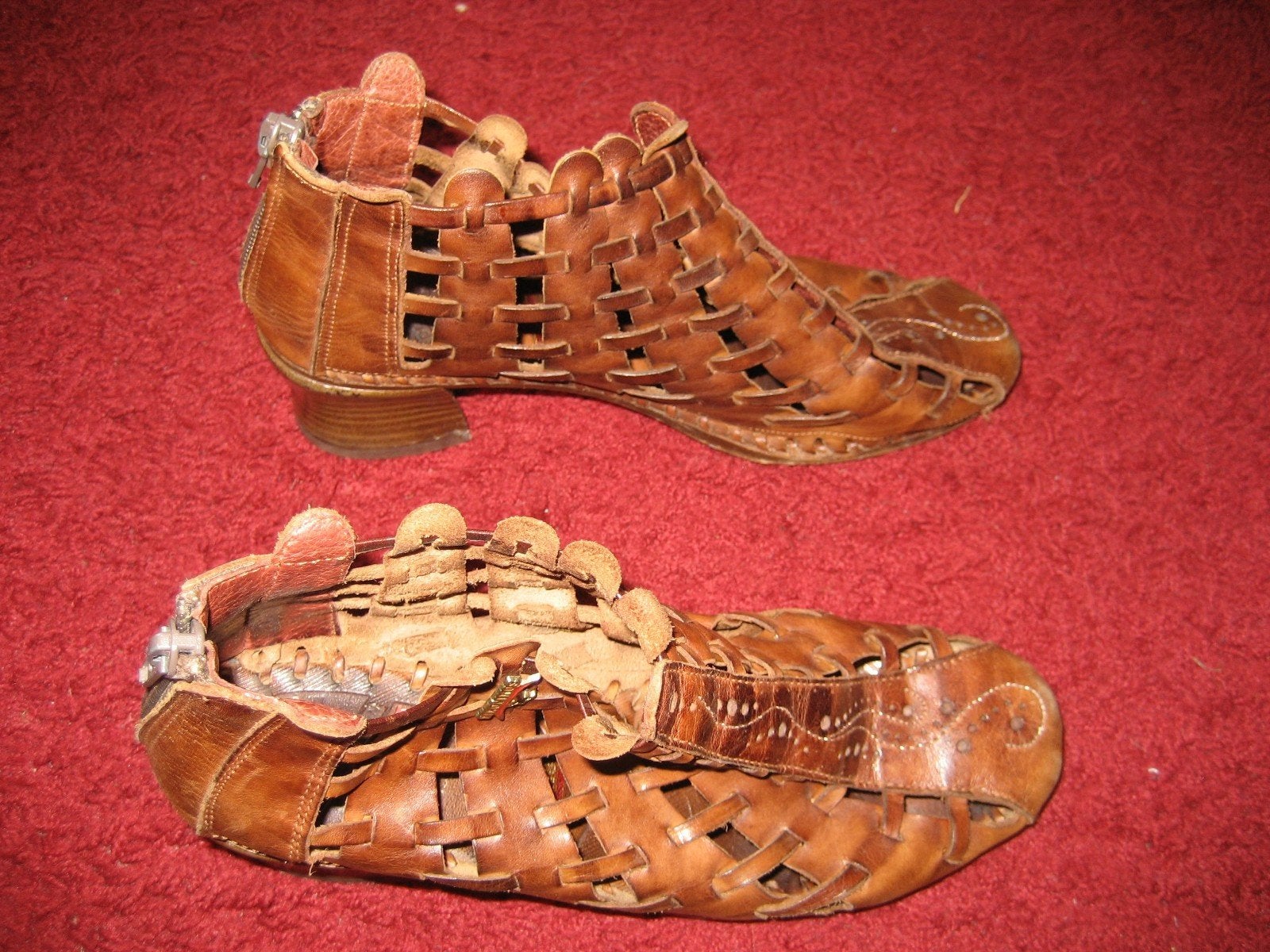 Pikolinos maat 38 leer sandalen laarzen zomerschoenen, Ophalen of Verzenden, Zo goed als nieuw, Sandalen of Muiltjes