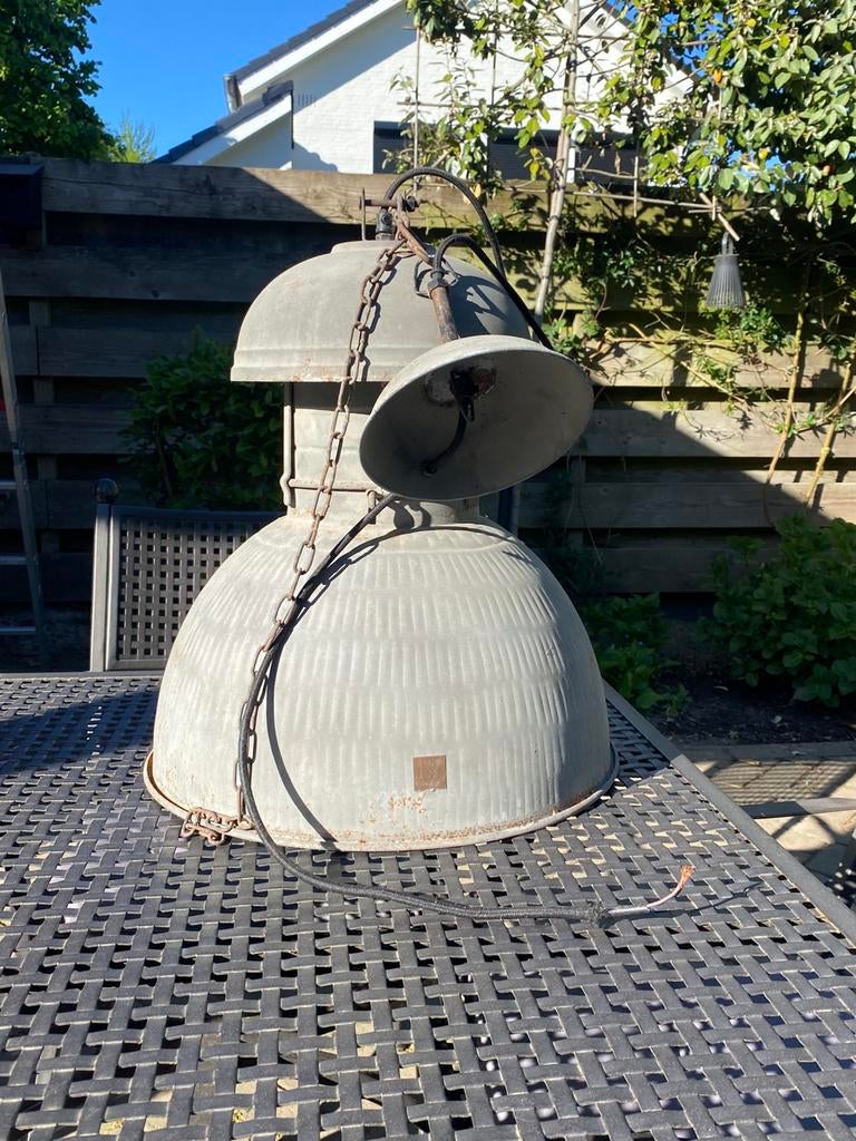 HK living hanglamp, Gebruikt, Rond, Ophalen of Verzenden, Metaal