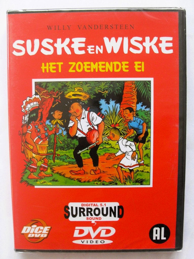 Suske en Wiske DVD Het Zoemende Ei, Europees, Tekenfilm, Alle leeftijden, Nieuw in verpakking
