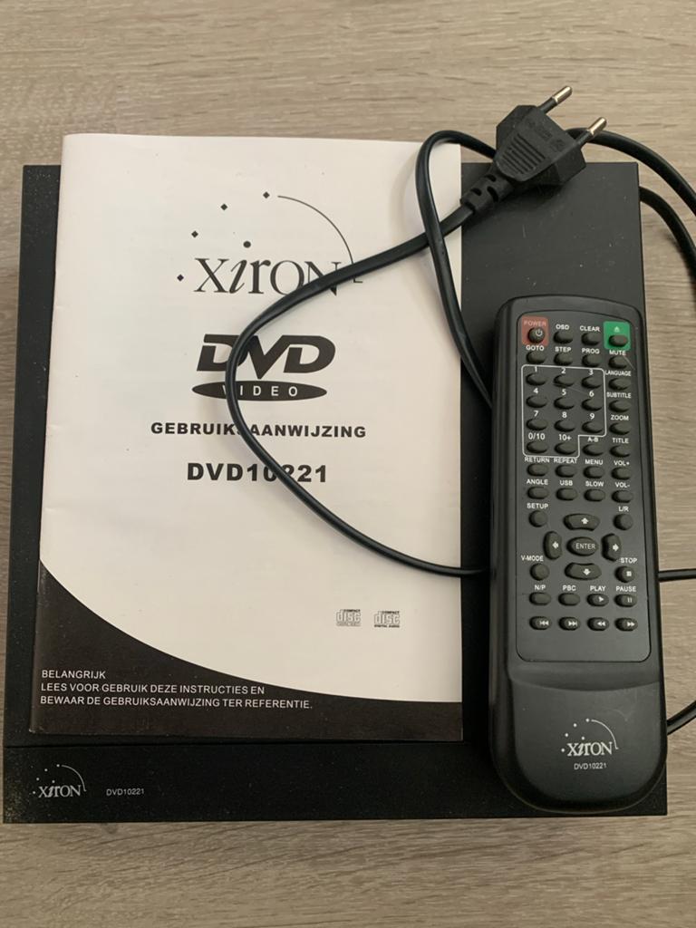 Xiron DVD10221 DVD-speler met afstandsbediening en handleidi, Audio, Tv en Foto, Dvd-spelers, Ophalen of Verzenden, Gebruikt, Dvd-speler
