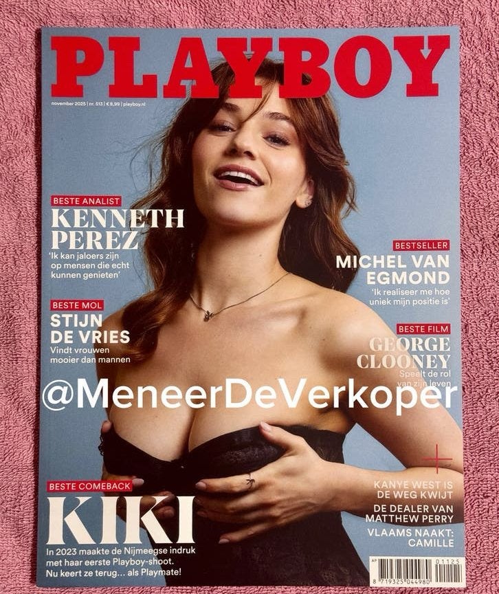 Playboy Magazine met studente: Kiki (2025), Verzenden, Zo goed als nieuw, Damesbladen
