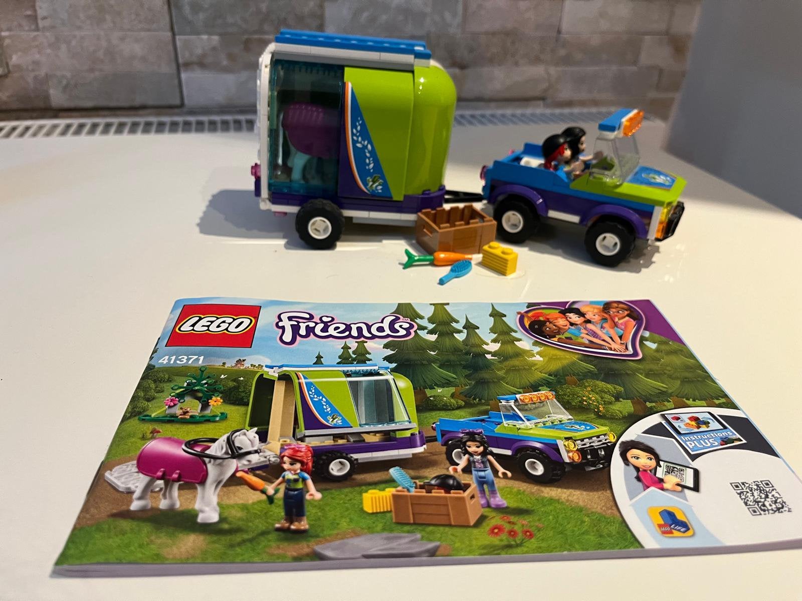 Lego friends: paardentrailer, Ophalen of Verzenden, Zo goed als nieuw