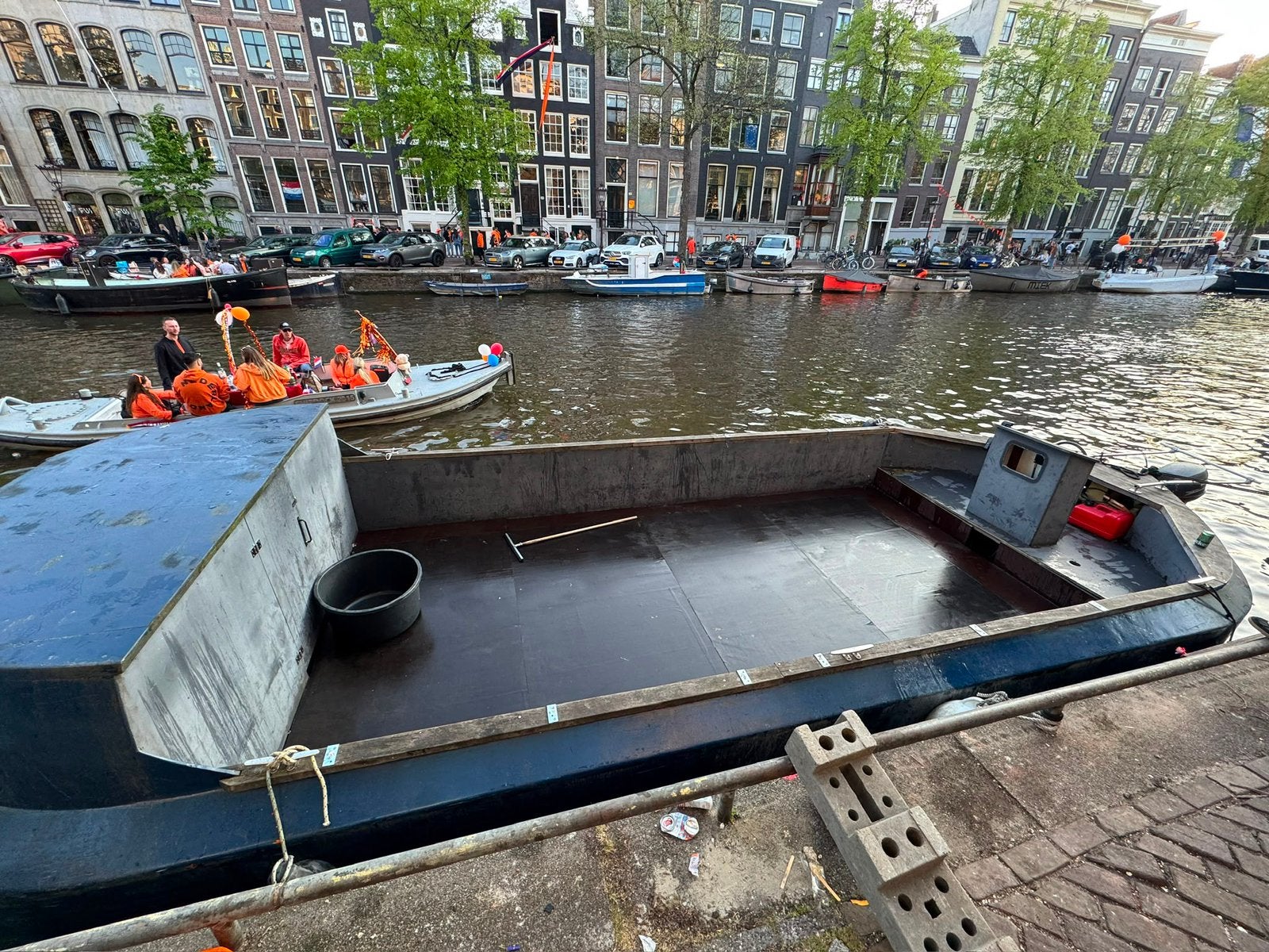 Reddingssloep met wc, Amsterdam, 9,8 x 3.2m, Watersport en Boten, Accessoires en Onderhoud, Ophalen, Gebruikt, Motor en Techniek