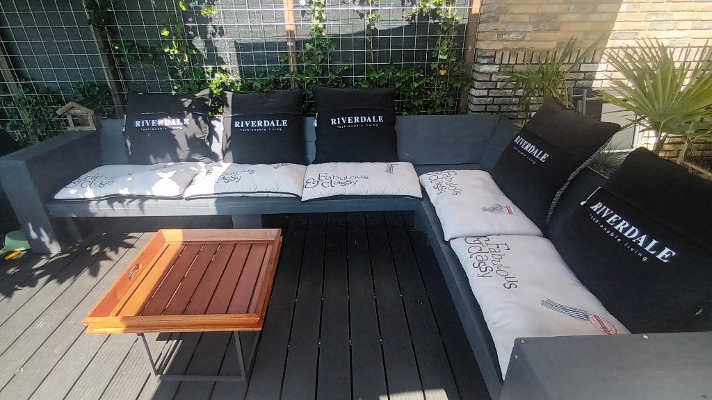 Riverdale bankkussens, Tuin en Terras, Tuinmeubel-accessoires, Ophalen, Zo goed als nieuw