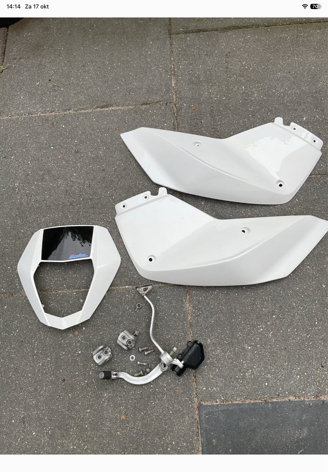 KTM Duke 690 onderdelen: Kappen en voetsteunen, Ophalen of Verzenden, Gebruikt