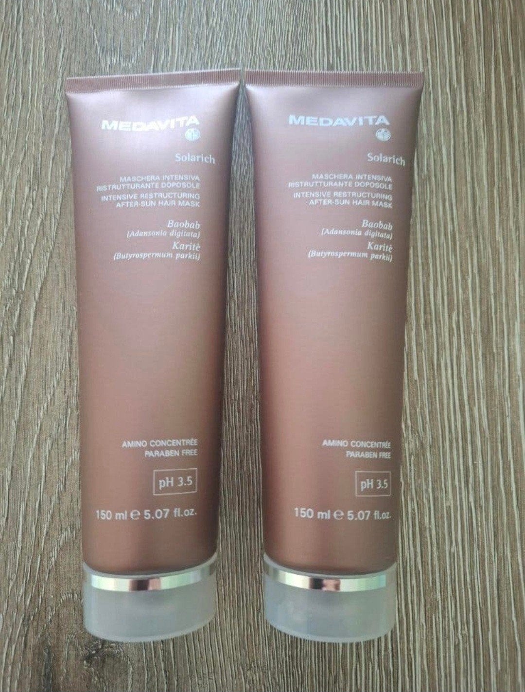 2 nieuwe verpakkingen Medavita Solarich After-Sun Hair Mask, Ophalen of Verzenden, Nieuw, Haarverzorger of -hersteller