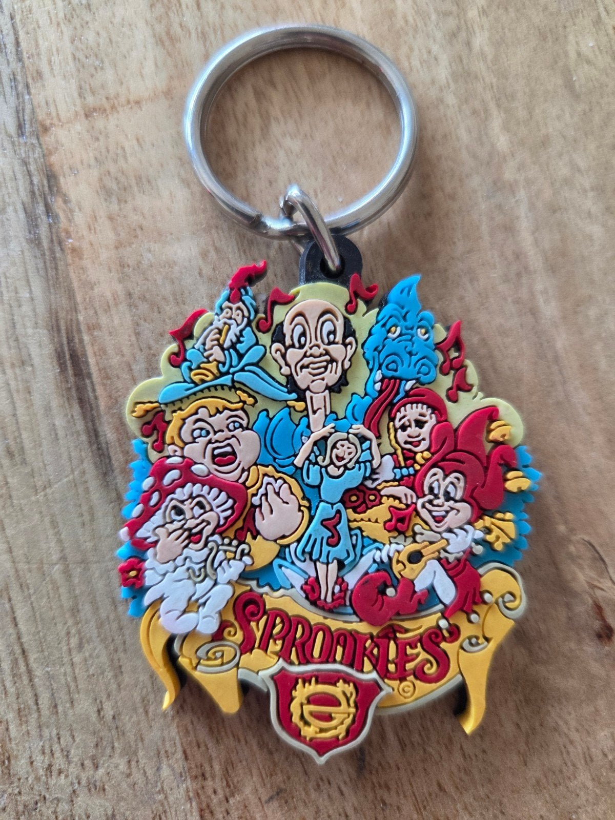 Efteling Sleutelhanger Jaren 90 – Sprookjesbos & Pardoes, Ophalen of Verzenden, Zo goed als nieuw, Gebruiksvoorwerp