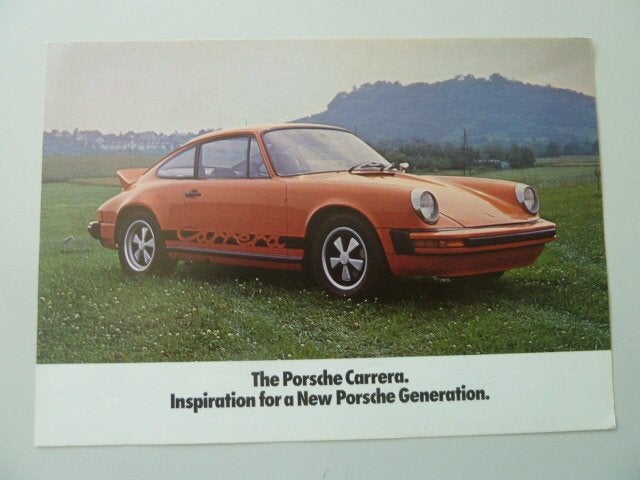 1974 Porsche 911 Brochure USA, Ophalen of Verzenden, Zo goed als nieuw, Porsche