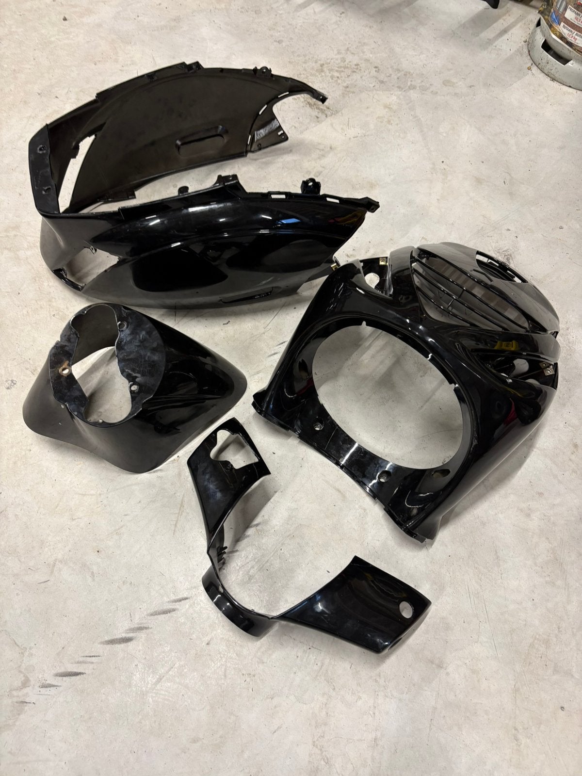 Zip kappenset zwart, Ophalen, Gebruikt, Kap, Piaggio