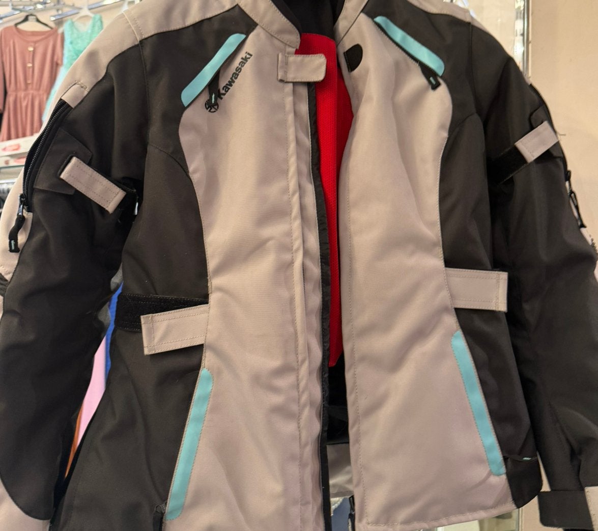 Motorjas dames kawasaki, Motoren, Ophalen of Verzenden, Tweedehands, Dames, Jas | textiel