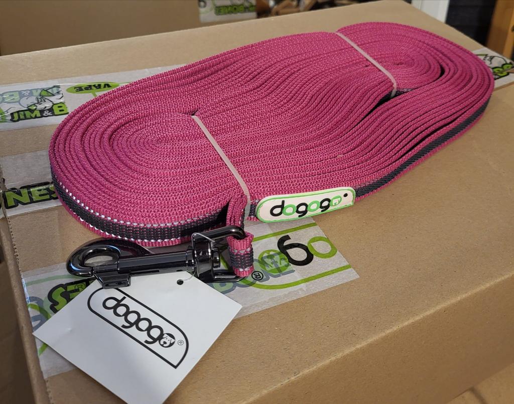 Dogogo Reflecterende Trainingslijn / Sleeplijn (Roze), Ophalen of Verzenden, Nieuw