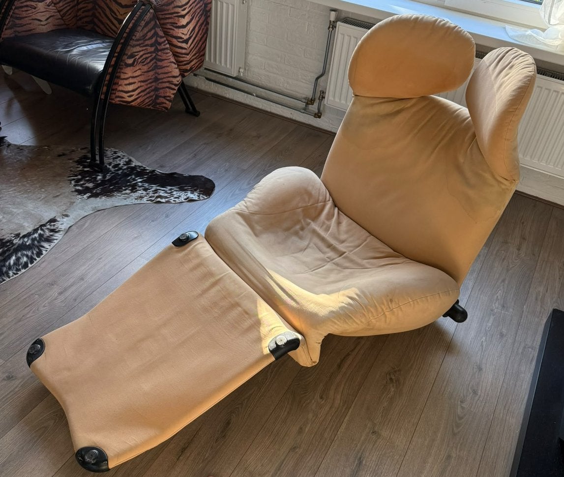 Cassina Wink Fauteuil, Huis en Inrichting, Ophalen, Zo goed als nieuw, 75 tot 100 cm, 50 tot 75 cm