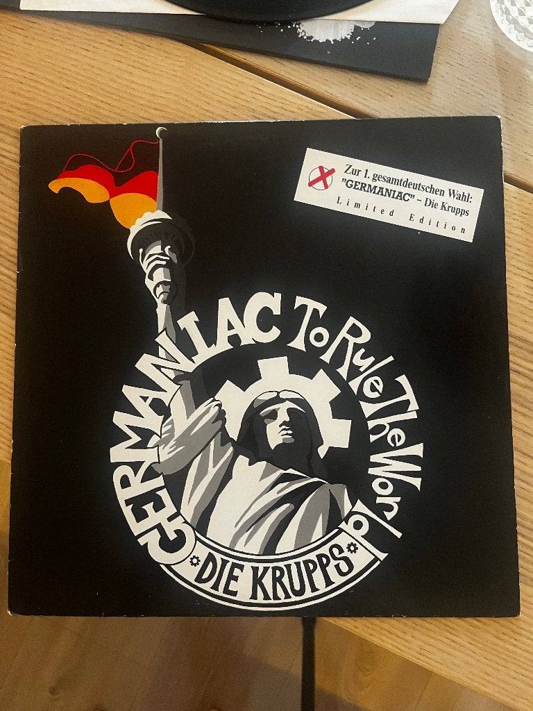 Die Krupps ‎– Germaniac, Ophalen of Verzenden, Gebruikt, 12 inch
