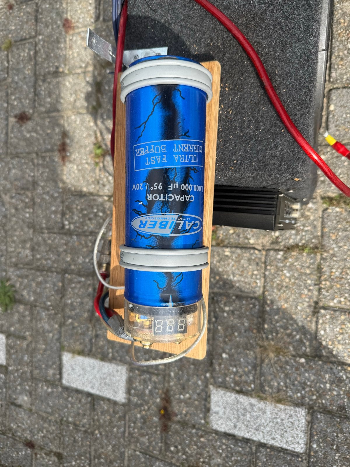 Complete Car Audio Set: Subwoofer, Versterker, Condensator, Auto diversen, Ophalen, Gebruikt