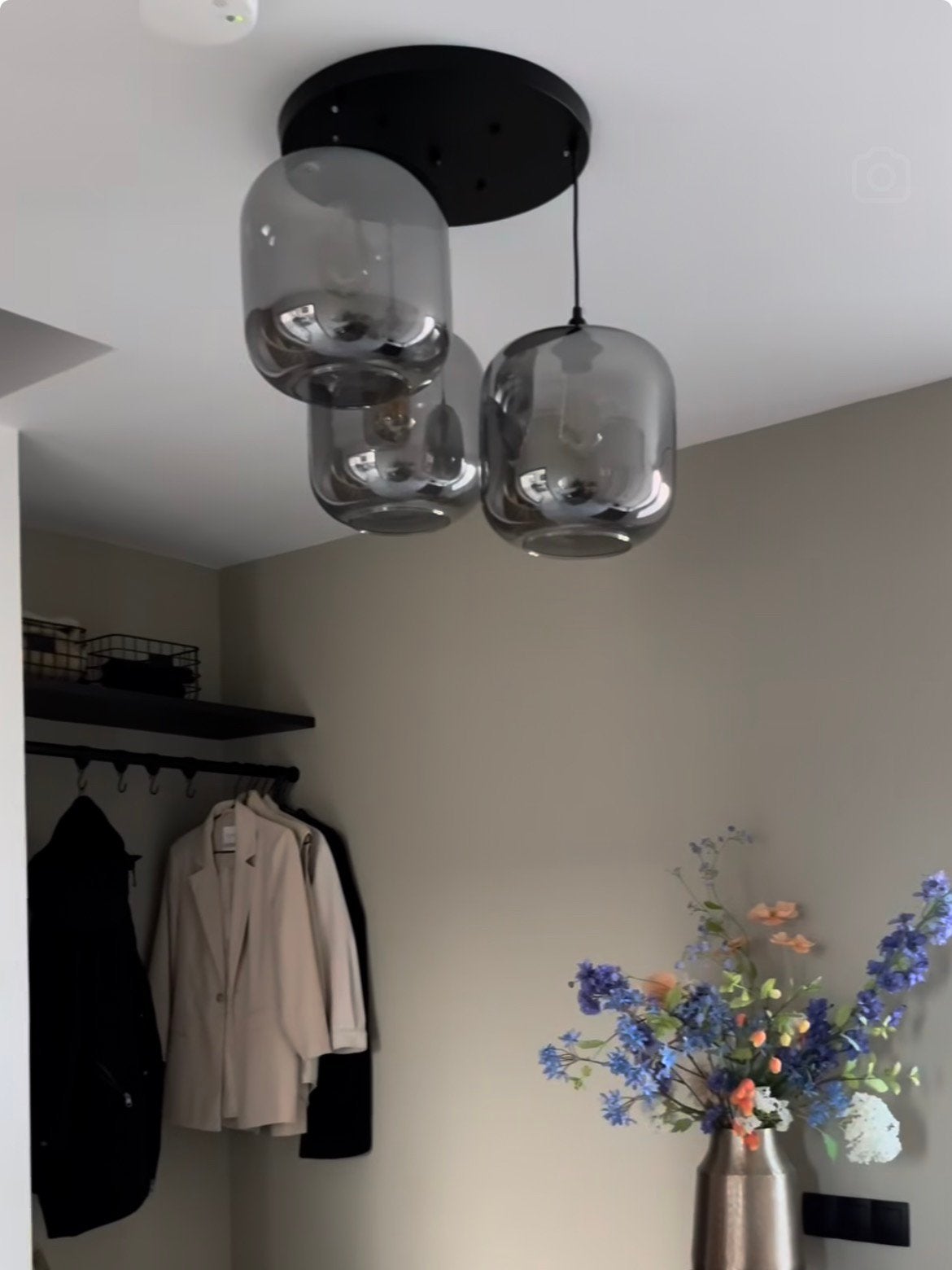 Glazen rookglas lampen, Ophalen, Zo goed als nieuw