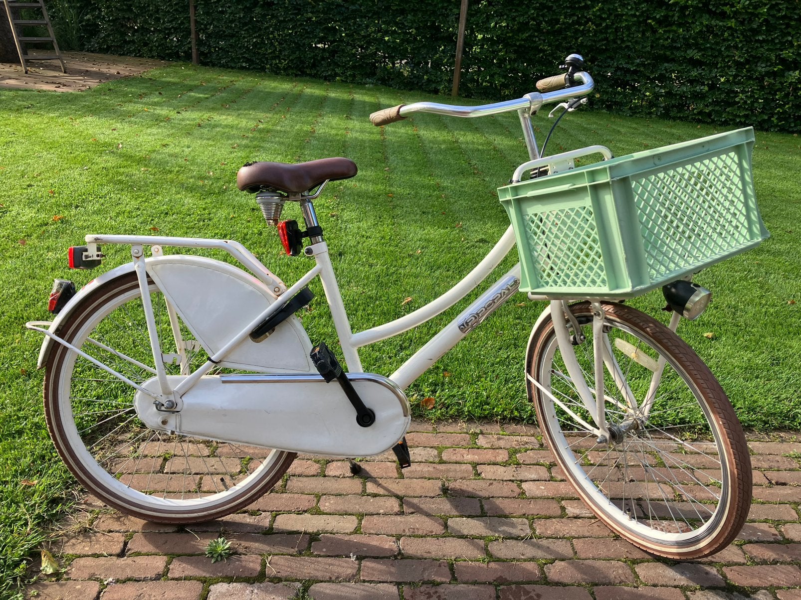 Nette popal meisjefiets 24 inch, Ophalen, Velgrem, Handrem, Gebruikt