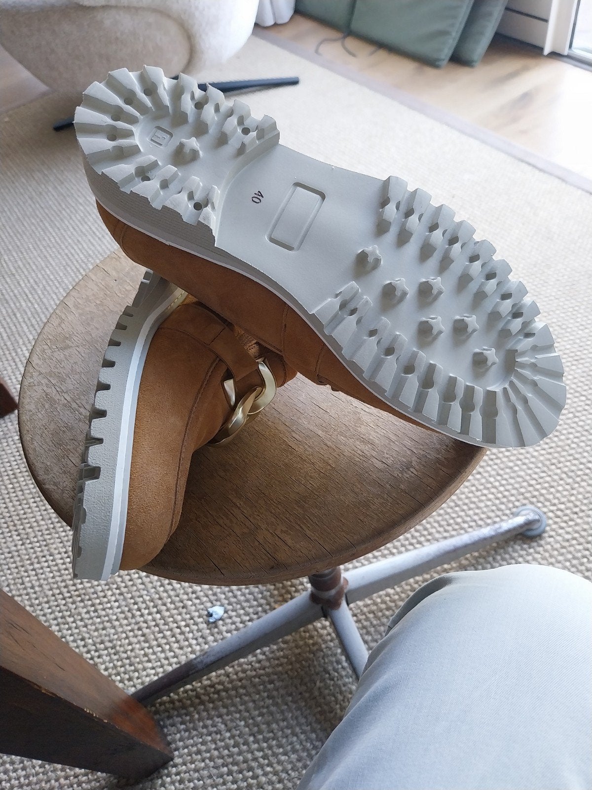 Piedi Nudi instappers kleur cognac., Kleding | Dames, Schoenen, Ophalen of Verzenden, Nieuw, Bruin, Instappers