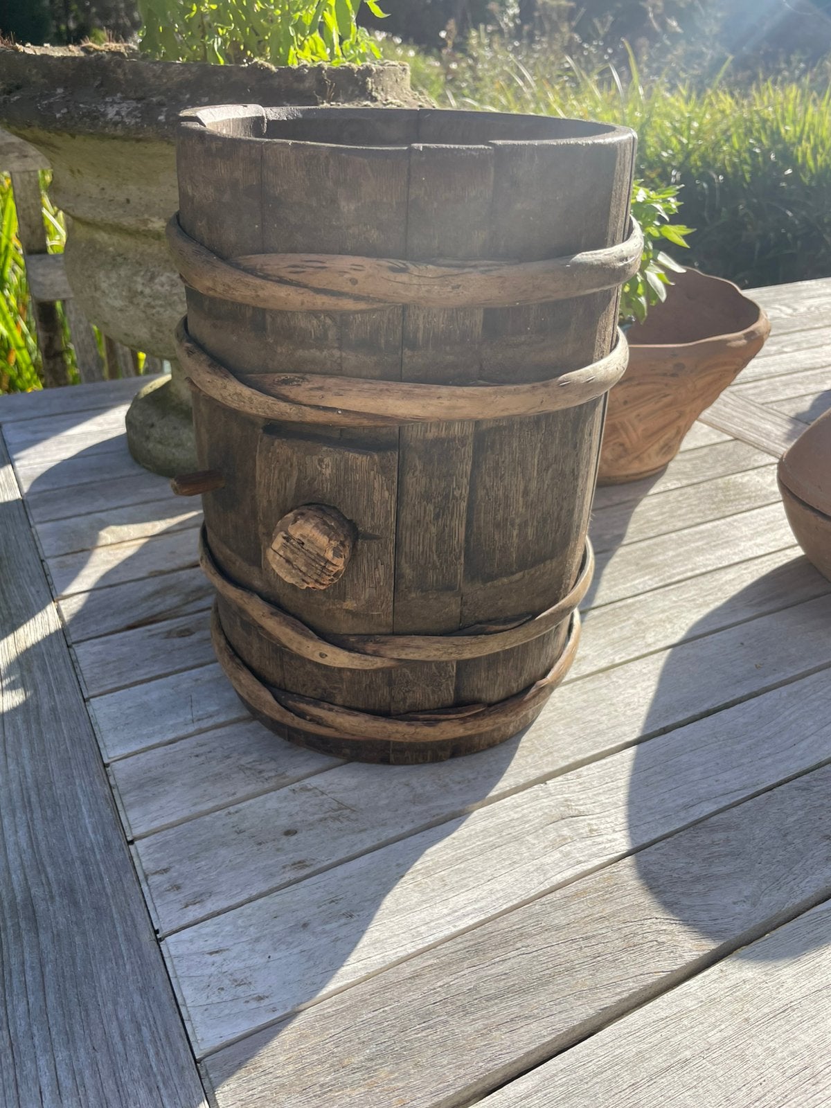Zweeds houten vaatje, voor bier of brandewijn, Ophalen of Verzenden