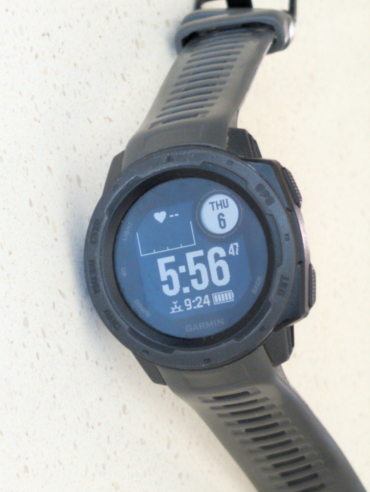 Garmin Instinct GPS sporthorloge, Ophalen, GPS, Zwart, Garmin