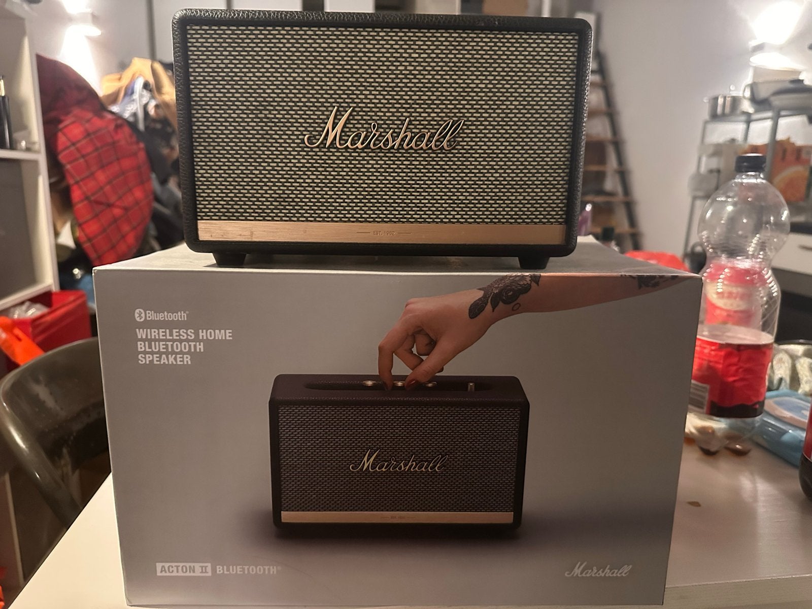 Marshall Acton II Bluetooth Speaker met originele doos, Overige merken, Ophalen of Verzenden, Zo goed als nieuw, 60 tot 120 watt