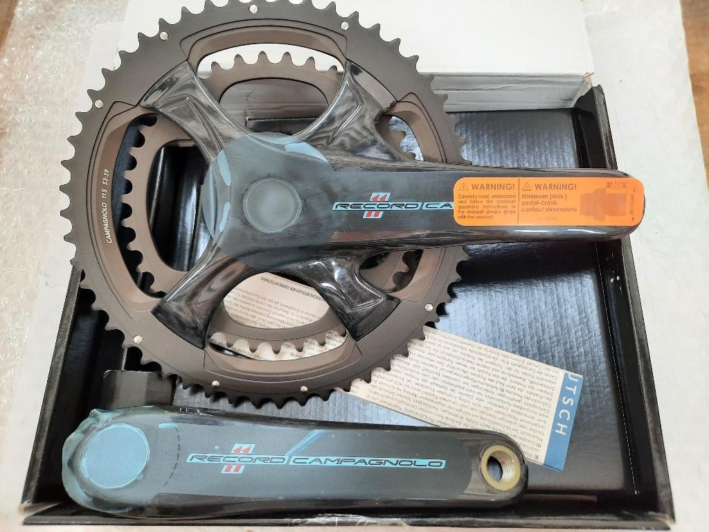 Campagnolo Record Ultra Torque Carbon 53/39 2x11 Crankstel, Overige typen, Onbekend, Ophalen of Verzenden, Onbekend