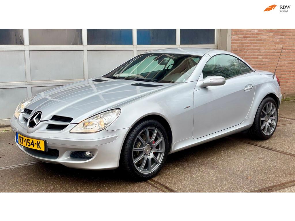 Mercedes-Benz SLK-klasse 200 K Automaat Edition 10,LEDER,AIR, Achterwielaandrijving, Gebruikt, Zwart, 4 cilinders