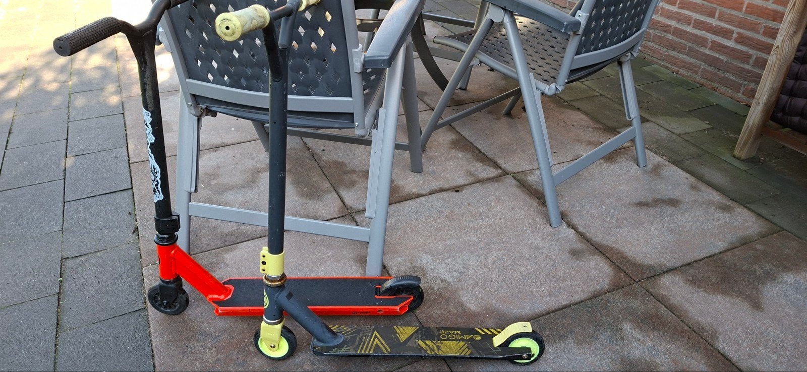 stunt stepjes, Ophalen, Gebruikt, Gewone step